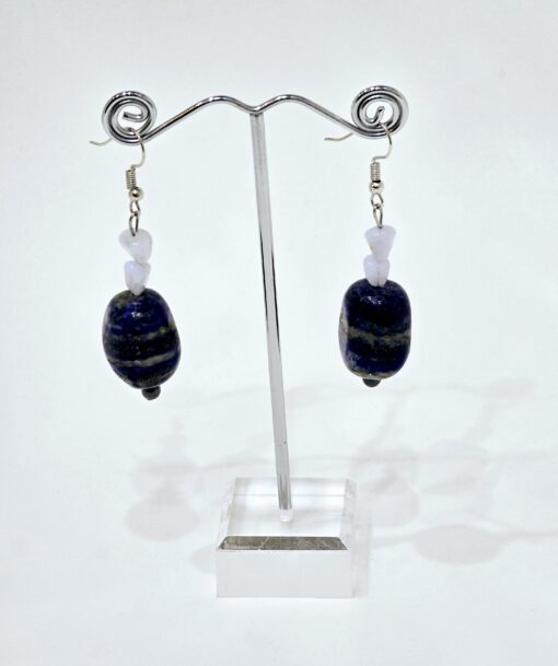 Lazuli &Blue Lace Earrings