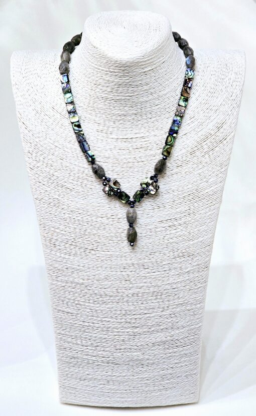 Paua Shell & Labradorite Necklace