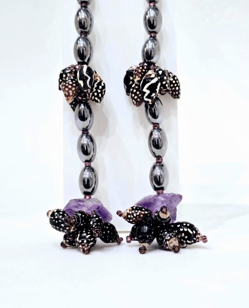 Amethyst & Terahertz Earrings - Image 2