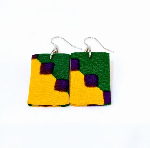 Wax Print Earrings #3