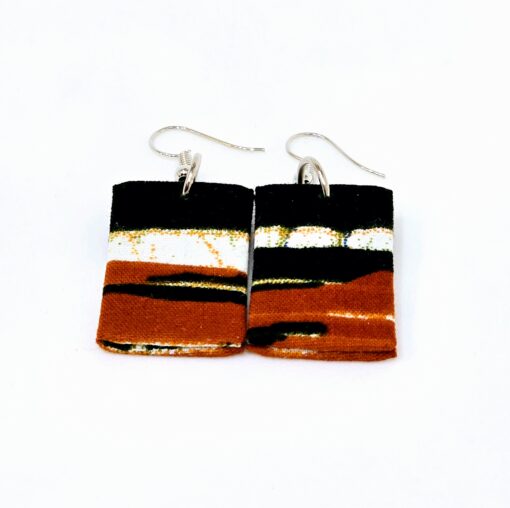 Wax Print Earrings #7