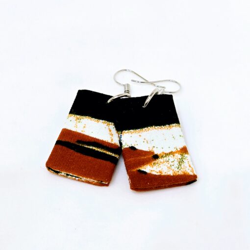 Wax Print Earrings #7 - Image 2