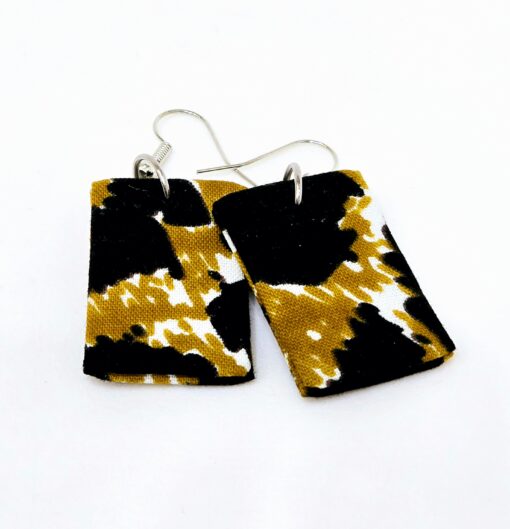 Wax Print Earrings #8 - Image 2