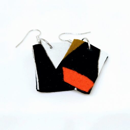 Wax Print Earrings #10 - Image 2