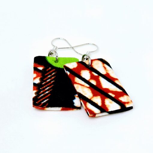 Wax Print Earrings #12