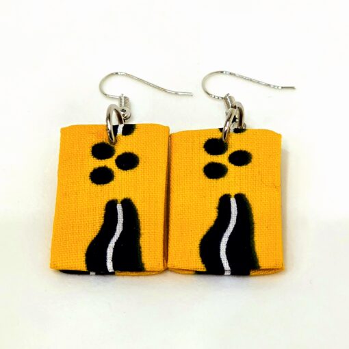 Wax Print Earrings #13 - Image 2