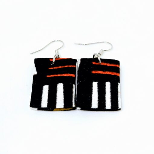 Wax Print Earrings #15 - Image 2